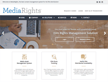 Tablet Screenshot of mediarights.com